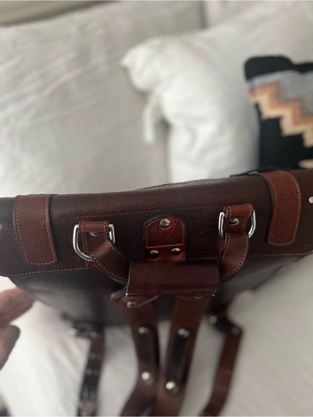 Colonel Littleton No. 9 Rover Backpack Buffalo Leather - Picture 8 of 16